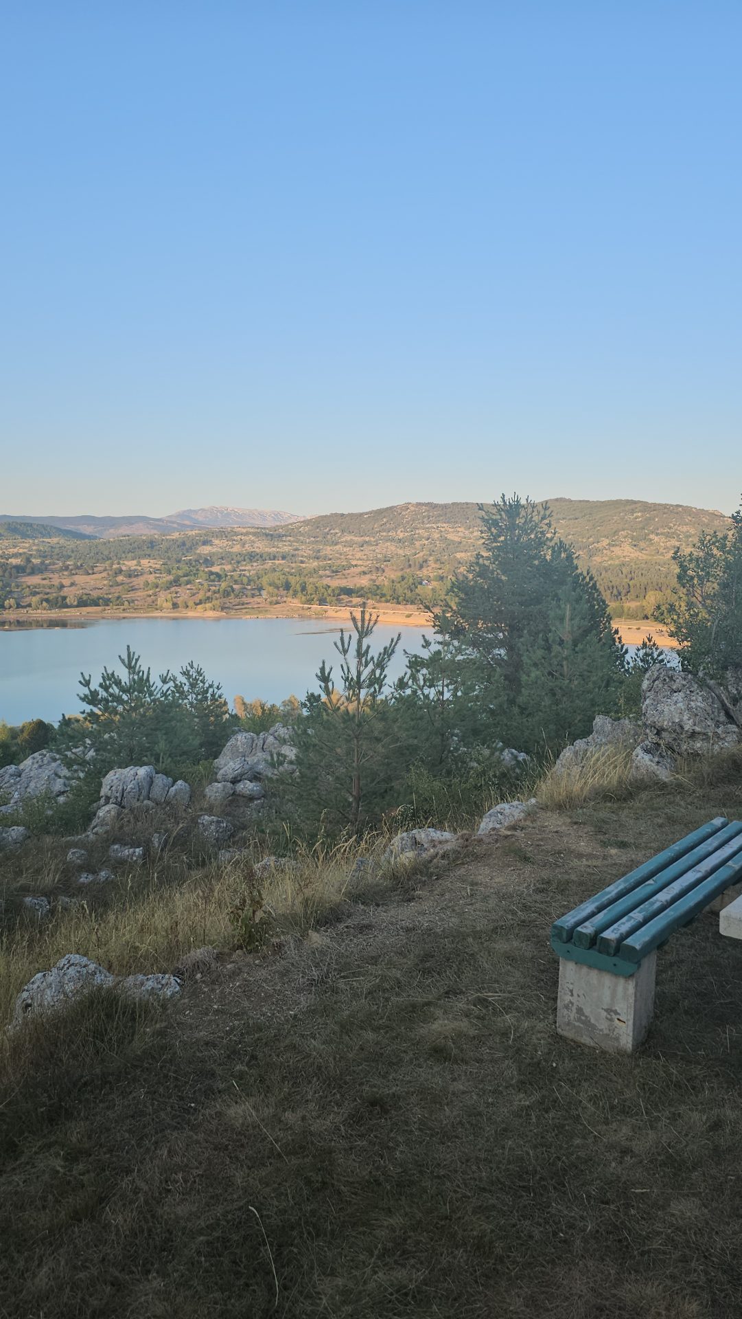 Aussichtsbank in Tribistovo
